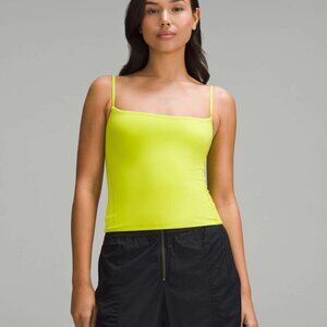 Lululemon Wundermost Ultra-Soft Nulu Spaghetti-Strap Cami Tank Top Lichen Lime